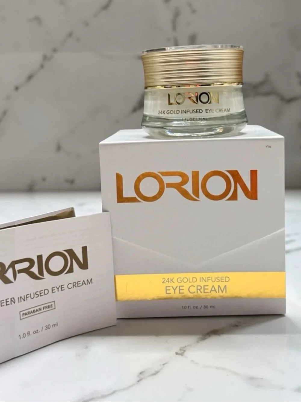 New Lorion 24K Gold Infused Eye Cream 30 ml NEW